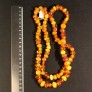 Raw baltic amber necklace